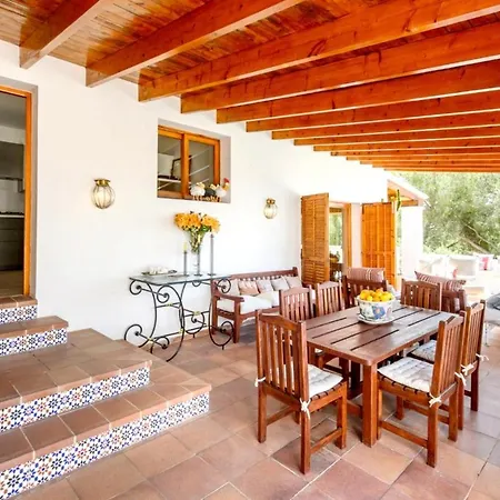 House With 5 In Furnet With Wonderful Sea View, Private Pool, Enclo... * Santa Eulària des Riu