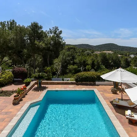 House With 5 In Furnet With Wonderful Sea View, Private Pool, Enclo... Santa Eulària des Riu